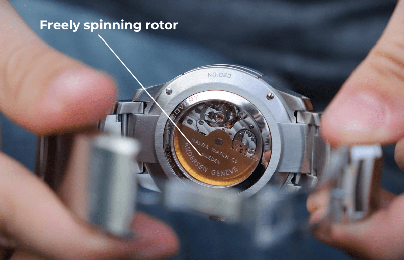 automatic watch rotor for energy creation