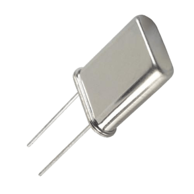 Quartz crystal oscillator in the shape of a tuning fork