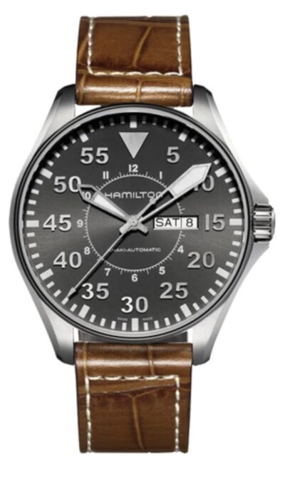 Hamilton pilot timepiece with large dial
